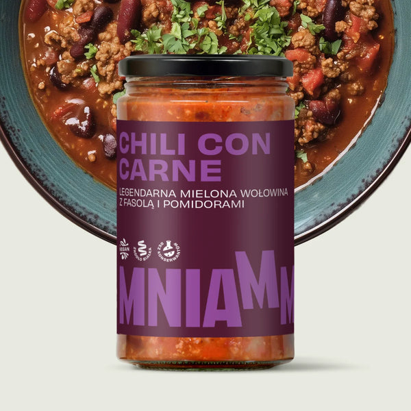 Chili con Carne - Wołowina z fasolą i pomidorami