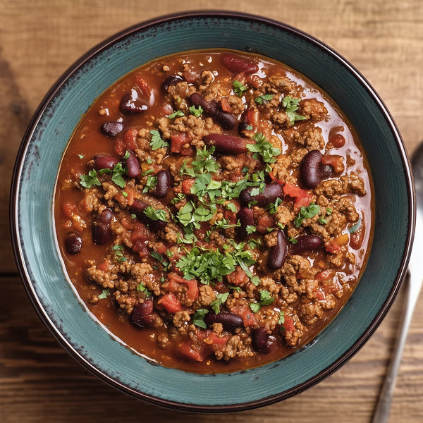 Chili con Carne - Wołowina z fasolą i pomidorami