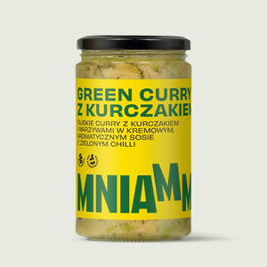Green Curry z Kurczakiem – pikantny zielony klasyk z Tajlandii – MNIAMM, 700 ml