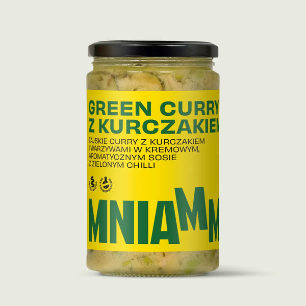 Green Curry z Kurczakiem – pikantny zielony klasyk z Tajlandii – MNIAMM, 700 ml