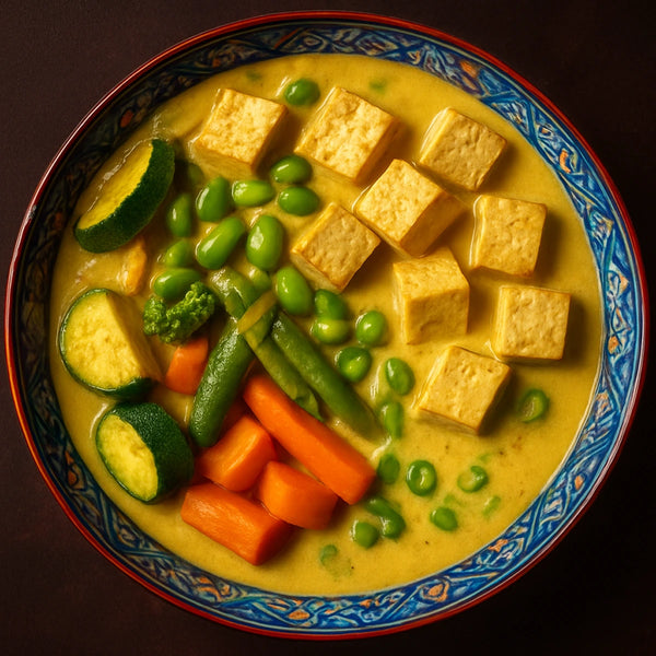 Nonya Curry - Tofu w łagodnym curry z warzywami