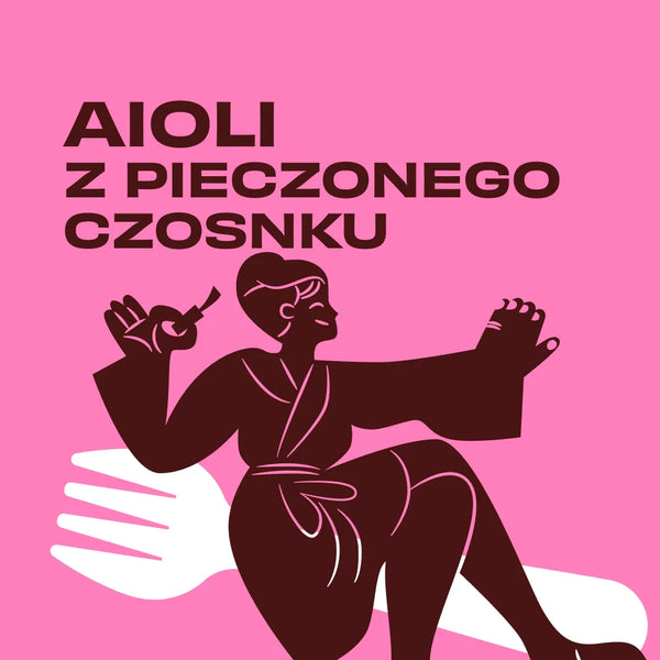 Aioli z Pieczonego Czosnku
