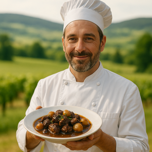 BOEUF BOURGUIGNON  wołowina, wino, przyprawy