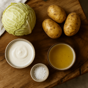 COLCANNON  palona kapusta, ziemniaki, bulion