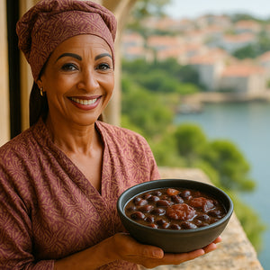 FEIJOADA  fasola, mięso, warzywa, przyprawy