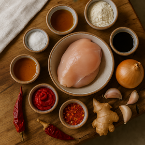 KURCZAK GENERAŁA TSO  kurczak, imbir, chili