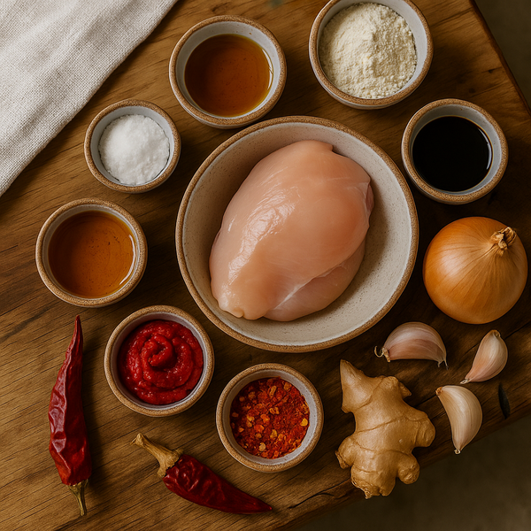 KURCZAK GENERAŁA TSO  kurczak, imbir, chili