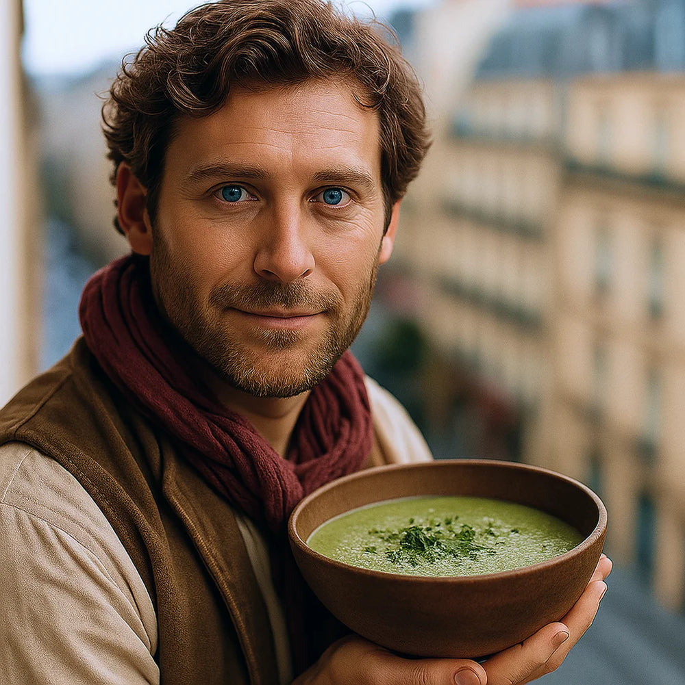 POTAGE SAINT-GERMAIN  groszek, bulion, mięta