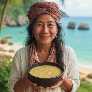 TOM KHA PHAK  kukurydza, mleko kokosowe, curry