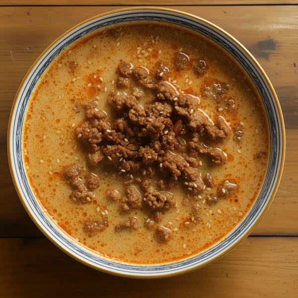 Tantanmen – kremowy, sezamowo-tahinowy ramen z mielonym mięsem