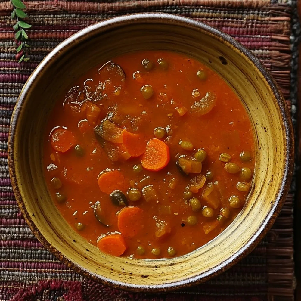 HARIRA  soczewica, warzywa korzenne, przyprawy